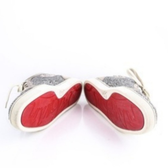 Christian Louboutin Strass Flat Grey Swarovski Cry - Picture 4 of 4